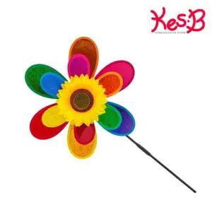 무지개바람개비x2개 38.5x70cm 2단대형바람개비