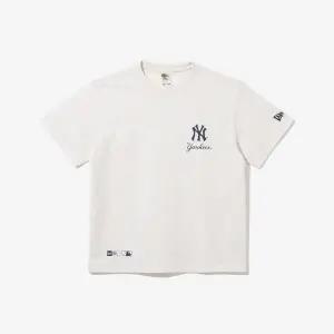[롯데백화점]뉴에라 MLB 뉴욕 양키스 티셔츠 오트밀 14681126