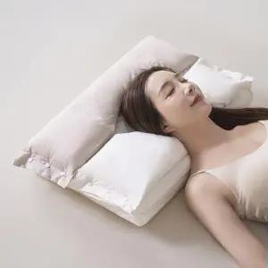 메모리폼베개 듀얼코어 견인 경추 베개 메모리폼 라텍스 배게 베게