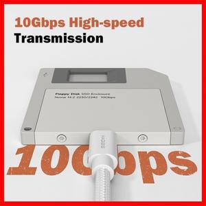 하기비스 2230 M.2 NVMe SSD 외장 케이스 USB 3.2 Gen 2 to PCI-E 2242 플로피 디스크 아이폰 17 프로 노트