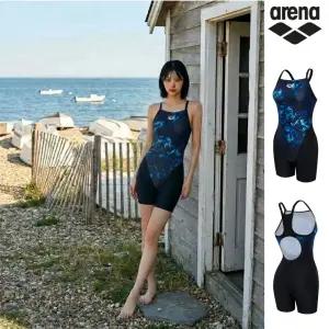 아레나 여자 반신3부 수영복 크롬펄스 수퍼플라이백 A5FL1LD39