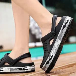 남성 eva 슬리퍼 다용도 베란다 물놀이 남성 여름 신발 편안한 통기성 베이직 논슬립 착용감 가벼운 아쿠아