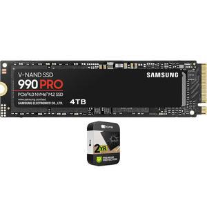 삼성 MZ-V9P4T0B /AM 990 PRO PCIe 4.0 NVMe M.2 SSD 4TB 번들 및 2년 CPS 향상 보호