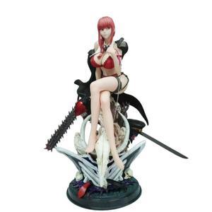 체인소 맨 마키마 컨트롤 데빌 GK 스태츄 HHS 레진 피규어 애니메이션 수집용 모델 교체 가능한 부품 포함