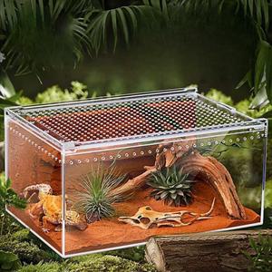 사육장 투명 햄스터 대형햄스터집 골든 용품 구멍 패키지 다람쥐집 다람쥐 환풍