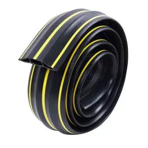 전기선 선정리 덮개 사무실 케이블 바닥 전선 선정리 보호대 고무 바닥용 산업용 마감재 데스크 안전 몰딩