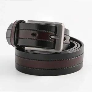 [셀러에이드]남성용 소가죽 허리띠 데님 청바지용 캐주얼 벨트