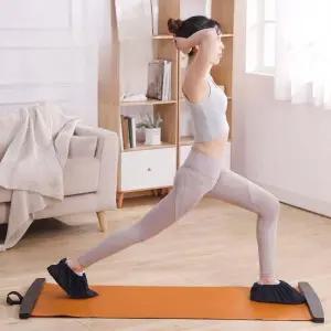 슬라이드 보드 슬라이딩 홈트 매트 신발 홈케이팅 운동 실내 덧신