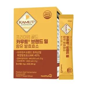 프리미엄 골드 카무트 호라산밀 함유 발효효소 3g 30개입 1개