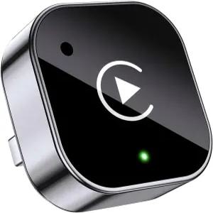 2026 업그레이드된 무선 카플레이 어댑터 및 안드로이드 오토 iOS 10 11 이상용 미니 안정적인 동글(블랙)