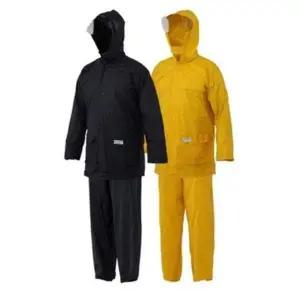 BS 제비표 경작업용 우의 SI 112 황색 사이즈 XL 드릴