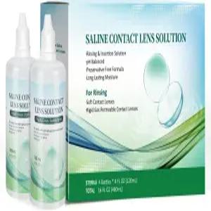 부드럽고 단단한 투과성 렌즈를 위한 LIFVEAN 식염수 콘택트렌즈 용액 헹구고 삽입하는 부드러운 여행