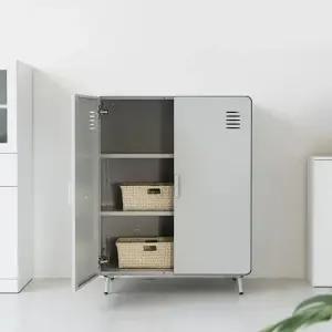 철제 캐비넷 수납장 다용도 수납 정리함 캐비닛 거실수납장 철제선반 수납정리함