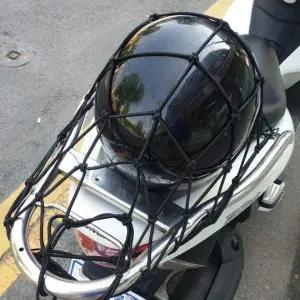 오토바이 적재용 네트 50x 블랙 바이크 고정 밴드 자전거 묶음끈