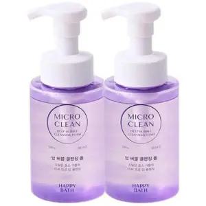 [셀러허브]해피바스 마이크로 클린 딥버블 버블폼 300ml x2개 (S45971986)