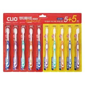 크리오 덴티메이트 오리지널 초극세모 칫솔 5+5개입