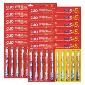 크리오 덴티메이트 오리지널 초극세모 칫솔 5+5개입 x12