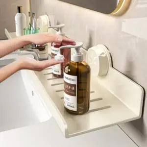 흡착식 무타공 세면대 욕실 화장실 정리 수납 선반