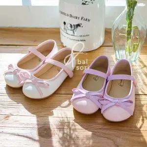 [베이비잼]발소리 캔디믹스 아기 유아 아동 초등 여아 플랫 구두 신발