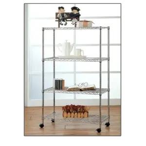 4단 이동식 메탈선반 메탈랙600 철제수납 센스있는 선택 실용적인 정리함