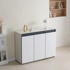 BS FB105 광폭 다용도 수납장 1200 1color 하부장 2단수납장 정리수납장 다용도수납장