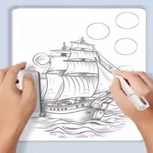 디지털 전자노트 친환경 메모패드 타블렛 필기용 lcd 펜타그램 스마트 소형 전자칠판 컬러