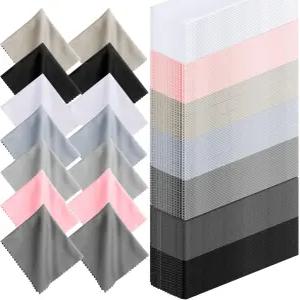 릴로스 300개 안경 청소용 천 극세사 렌즈 카메라 휴대폰 노트북 LCD TV 화면 등 6 x 7 인치(밝은 색상)