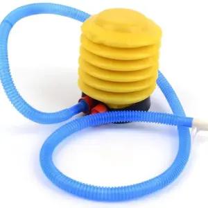 수동식 공기주입기 매트 캠핑 레저 블루 휴대용 풀장 튜브 물놀이 펌프