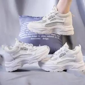 여성 키높이 워킹화 운동화 메쉬 캐주얼 스니커즈 어글리