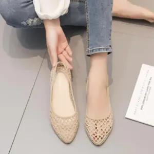 여성 신발 쿠션 젤리 플랫 슈즈 키높이 캐주얼 샌들