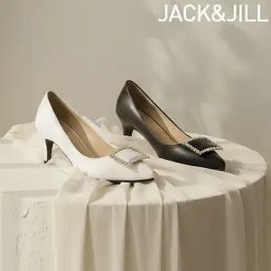 [잭앤질]잭앤질 볼륨스퀘어 샤인 블라썸 스틸레토 힐(JA6203)