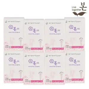 유기농 순면 유기농본 생리대 탐폰 레귤러 12P 8팩
