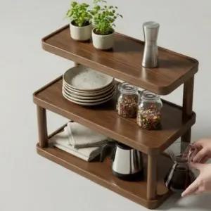 (색상1 단일상품)3단 다용도 주방 거실 욕실 틈새 수납 선반 수납장_24537941