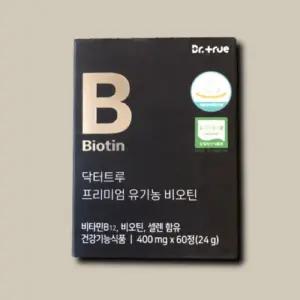 [기타] 닥터트루 프리미엄 유기농 비오틴 60정 1개