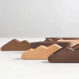 우드 카운터 명함보관함 각인 너도밤나무 쿠폰 보관함