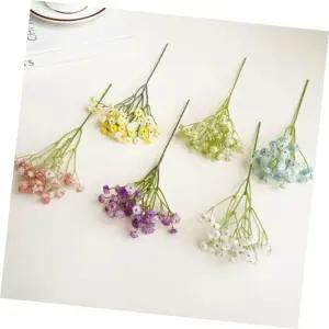 조화 섬세하고 로맨틱한 꽂꽂이 장식 안개꽃