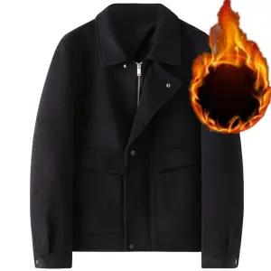 남자 검정 갈색 면 스판 스타일 패딩 점퍼 보온 자켓 셰니어 민소매 메인 잠바 코트 칼라 BE1