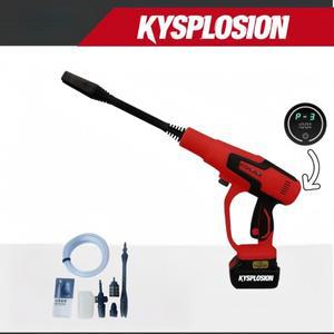 무선 고압 세차기 스프레이 물총 발전기 세척기 가정용 바닥 정원 (밀워키 18V 배터리용)