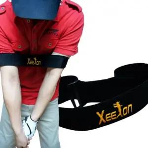 골프 용품 스윙 자세 연습 도구 팔 고정 밴드 블랙