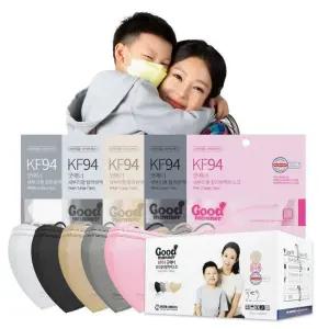 굿매너 KF94 새부리형 마스크 대형 핑크 50매