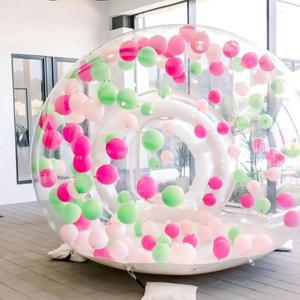 투명 돔형 에어바운스 풍선 하우스 야외용 놀이터 어린이 점프 바운서