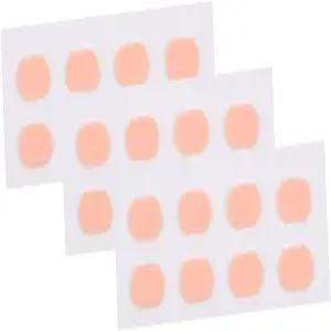 부티플식 12쌍 자가 접착 안경 코 패드 - 선글라스 및 안경용 폼 쿠션 편안하고 부드러운 소재 두께 피부