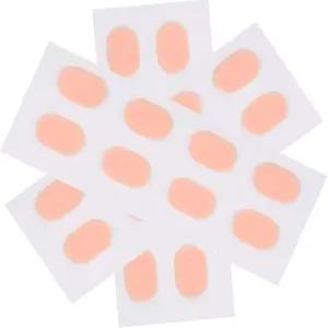 홀리디요요 12켤레 - 안경 및 선글라스용 코 패드 소프트 폼 접착 쿠션 피부 색상 모양 두께 편안하고