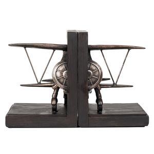 Roman Giftware Inc., 홈 데코, 데일리 선물, 19.7cm(7.75인치) 높이 비행기 북엔드, 종교적, 영감, 내구성 (10.2x7.6x17.8cm(4x3x7인치))