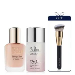 [롯데백화점]에스티로더 [3] NEW 더블 웨어 파운데이션 + UV 피니티 세트 (+파운데이션 브러쉬)