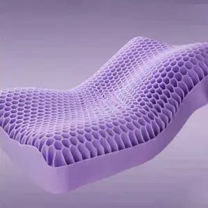 tpe베개 벌집구조 빨아쓰는베개 통기성 목침 여름 목편한