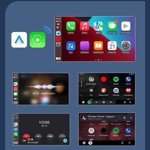 유선 무선으로 연결 가능한 카플레이 안드로이드 호환 오토 2 in 1 동글 USB 플러그 앤 미니 어댑터 블루투