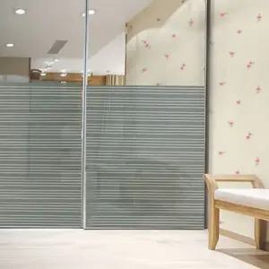 유리창 시트지 반투명 가림막 인테리어 창문 시트지 베란다 스트라이프 접착식 꾸미기 셀프 매장 데코 가로