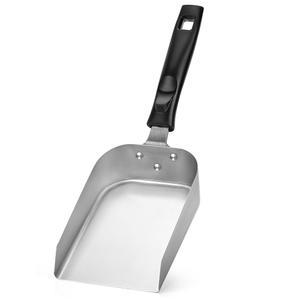 온리파이어 엑스트라 라지 그리들 주걱, 야외 플랫 탑 그릴용 스테인리스 스틸 스쿱, 블랙스톤용 내열 핸들 햄버거 터너, 캠프 셰프, 테판야키 & 히바치 - 5인치