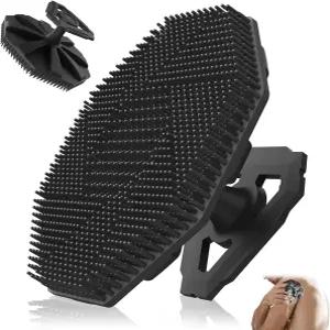 실리콘 바디 스크러버 미끄럼 방지 핸드헬드 클렌징 브러시 리치 폼 깊은 각질 제거 피부 미백 편안한